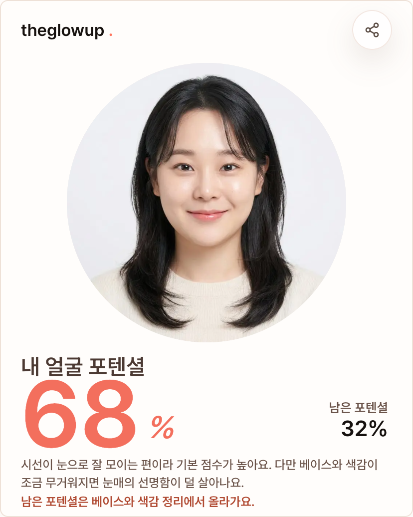 포텐셜 점수 예시 진단카드
